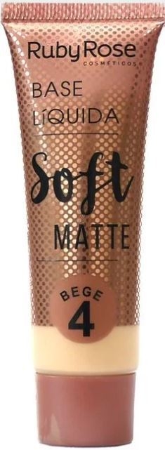 Base Líquida Soft Matte - Ruby Rose - Makemô Cosméticos