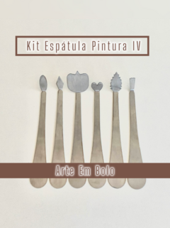 Kit Espátula Pintura IV - AÇO INOX