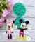 Molde de Silicone Mickey e Minie para Biscuit