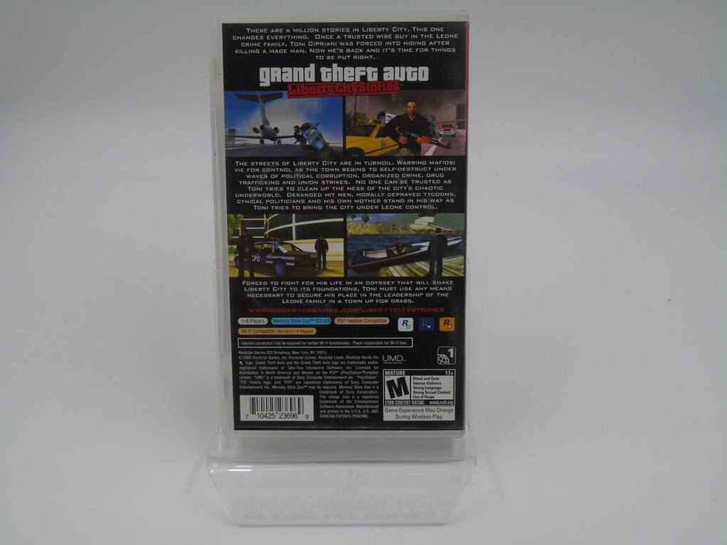 Jogo Grand Theft Auto Liberty City Stories Original para Psp