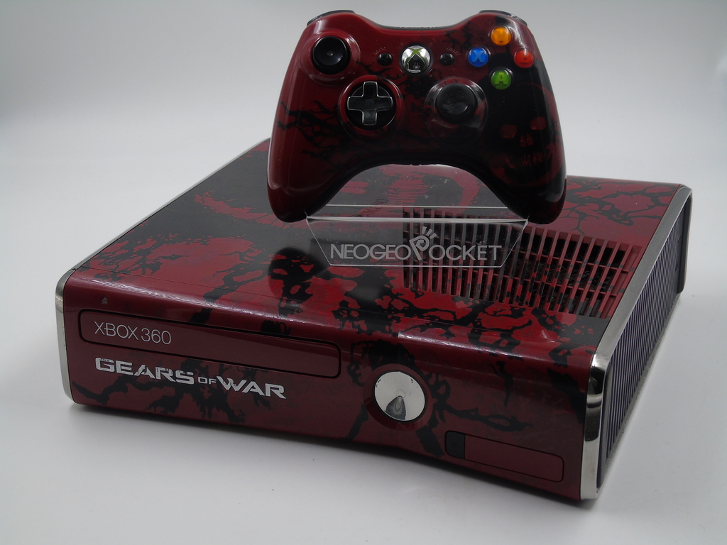 Console Xbox 360 Slim Edição Limitada Gears Of War (SEMINOVO