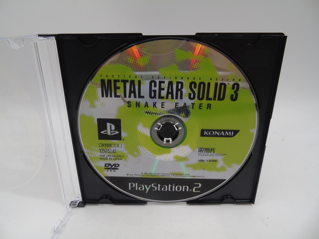 Jogo/cd Playstation 2 Original: Metal Gear Solid 3 - Ps2 -mf em