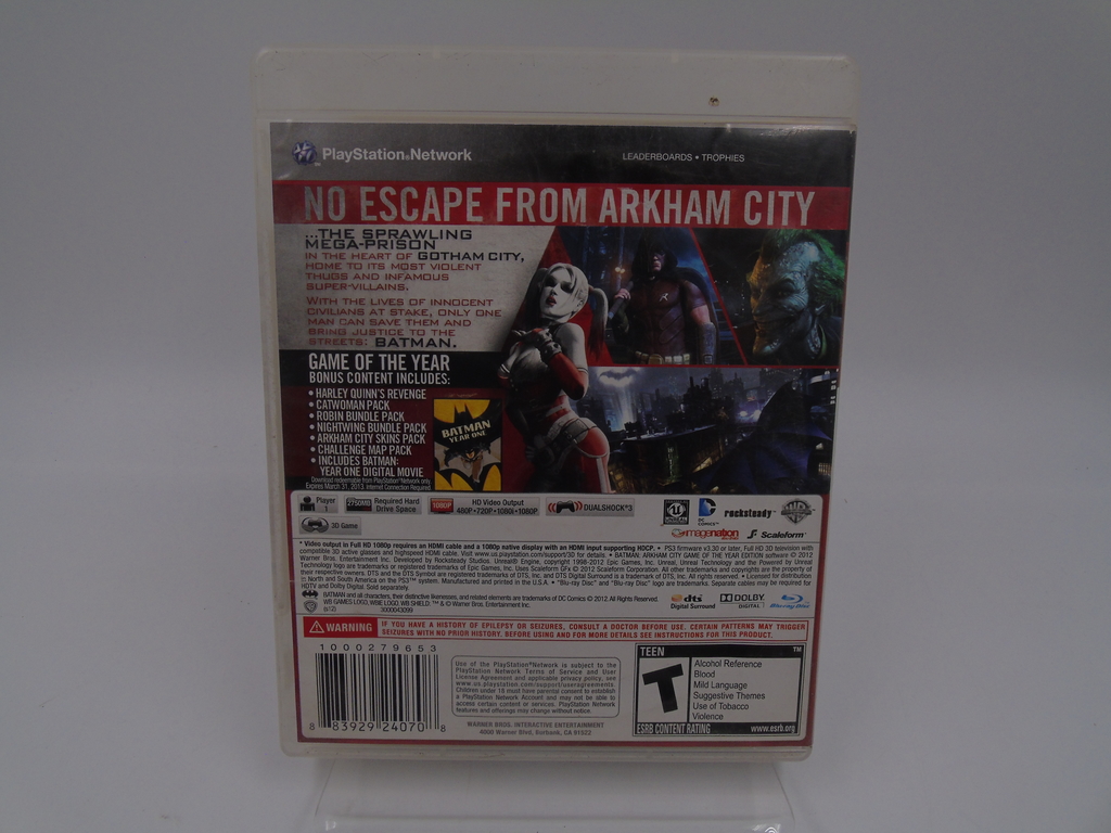 Batman: Arkham City Edição Jogo do Ano PS3