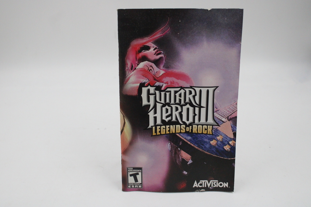 Guitar Hero III: Legends of Rock - Jogo PS2 Míidia Física