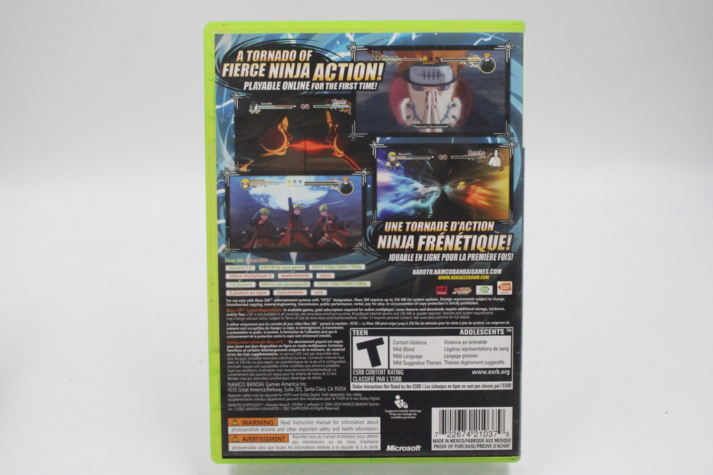 Jogo Naruto Shippuden Ultimate Ninja Storm 2 - Xbox 360