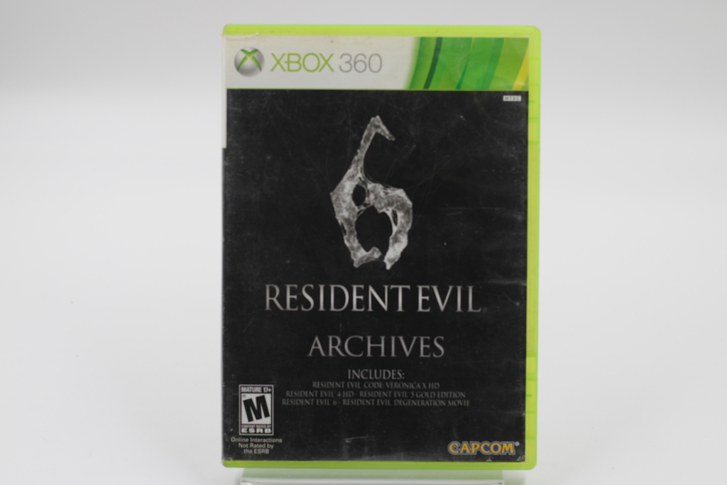 JOGO XBOX 360 - RESIDENT EVIL 6 ARCHIVES (1)