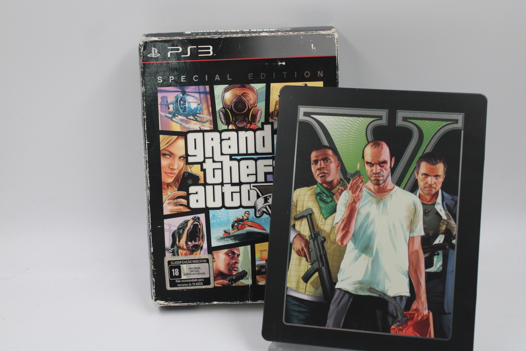 Jogo Grand Theft Auto V - GTA V - Playstation 3 - Seminovo - Games