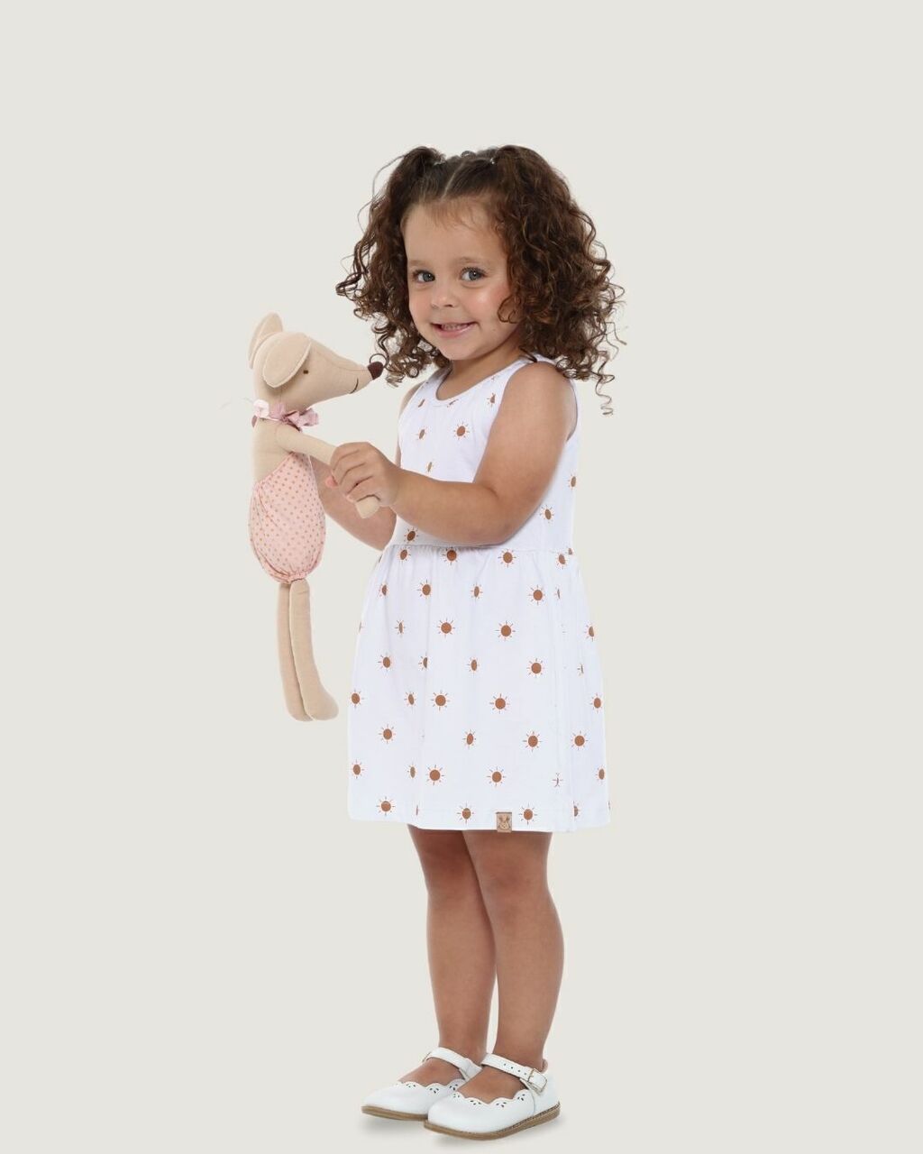 Vestidinho de malha best sale infantil