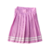 Pollera Rosa K-pop con cinta blanca - comprar online
