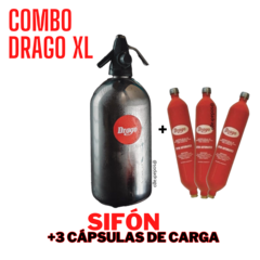 XL- SIFÓN 1.9L AUTIMATICO DRAGO+ 3 CAPSULAS DE RECARGA