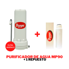 COMBO 24 MESES ARSENICO- Purificador de Agua MP90 + 1 FILTRO DE REPUESTO