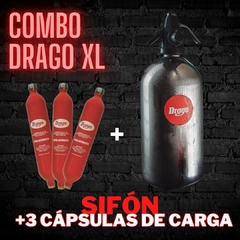 XL- SIFÓN 1.9L AUTIMATICO DRAGO+ 3 CAPSULAS DE RECARGA