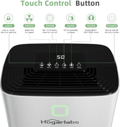 HOGARLABS Deshumidificadores de 50 pintas 4000 pies cuadrados con panel de control digital - tienda online