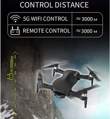 Dron Eachine Ex4 4k 3km + 2 Baterías & Maletín + Gps