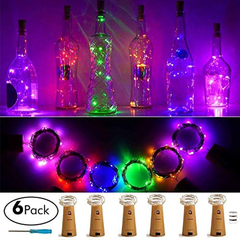 Lovenite - Luces Para Botellas De Vino Con Corcho 8 Unidades