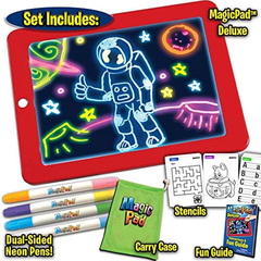 Tablet De Dibujos Con Luz Led Magic Laterales Dobles - comprar online