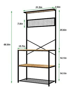 Estanterías, Estante De Almacenamiento De Panadero De Cocina - comprar online