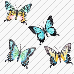 Osw Mariposa De Metal Decoración De Pared Para Interiores - comprar online