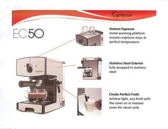 Máquina De Café Capresso 117.05 Ec50, Acero Inoxidable en internet