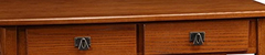 Mesa De Centro Con 2 Cajones De Madera Color Marrón. - comprar online