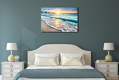 Wieco Art Sea Waves Hd Lienzo Impreso Moderno Arte De Pared - Danielle's Store