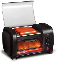 Horno Tostador Elite Gourmet Ehd-051b P/hot Dog C/ Rodillos