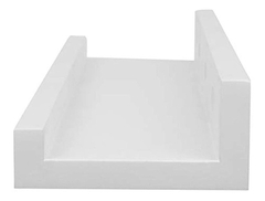 Estantería Flotante De Madera Color Blanco De 45.7 In. - tienda online