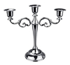 Candelabro De Metal Con 3 Velas