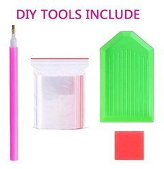 Mxjsua Diy 5d Diamond Painting Number Kits Round Drill