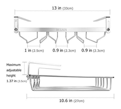 Estante Ajustable Para Copas De Vino De 0,4 1,38 Pulgadas - comprar online