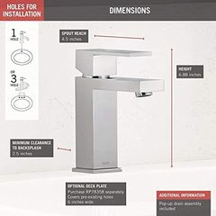 Grifo De Baño Moderno Con Mango Único en internet