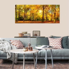 Grandes Árboles De Otoño Bosque Lienzo Impresiones De Arte - comprar online