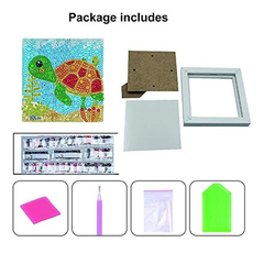 Parnarzar Kit De Pintura De Diamante 3d Fácil Para Niños