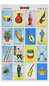 Autentica Loteria Bingo Mexicano Set 20 tabletas Colorida