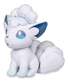 Peluche Con Diseño De Alola Vulpix, 7.0 Inc Color Blanco