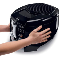 Delonghi D28313uxbk Roto Freidora, Color Negro Y Plateado. - comprar online