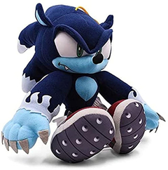 Peluche De Sonic Lobo Color Azul - 29 Centímetros De Alto