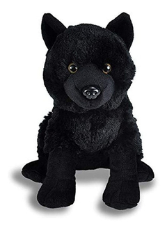 Peluche De Lobo (peluche, 12.0 In), Color Negro. - comprar online