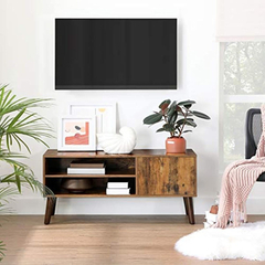 Mueble Para Tv De Madera Color Marrón Con 2 Estantes. - comprar online