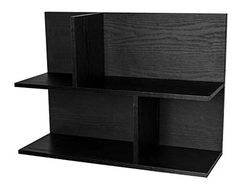 Estantería Flotante De Madera Color Negro/2 Unidades. - tienda online