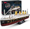 Cubicfun Led 3d Rompecabezas Titanic Barco Rms Juguetes