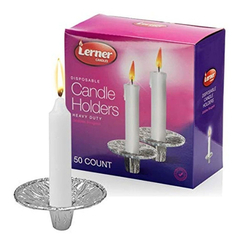 Aluminio Desechables Portavelas Para Velas Alargadas (/50 pa - comprar online