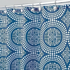 Medallón Interdesign Cortina De Ducha De Tela, 72 X 72 - comprar online