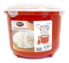 Olla Para Microondas De Arroz, Sin Bpa, 2,6 L, Color Rojo - comprar online