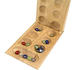 Mancala, juego Plegable De Madera Real - Pressman - comprar online