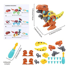 Juguetes De Dinosaurio Para Niños, Juego De Construcción. - Danielle's Store