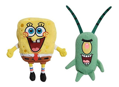 Juego De 2 Piezas De Peluche, Bob Esponja Y Plancton en internet