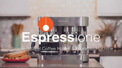 Espressione Máquina De Acero Inoxidable Espresso Y Café M... en internet