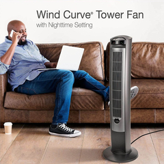 Ventilador De Torre Oscilante Eléctrico Portátil Lasko 42 Co - comprar online