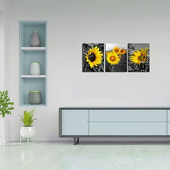 Lienzo Decorativo Para Pared Con Diseño De Girasol, Rústico, - Danielle's Store